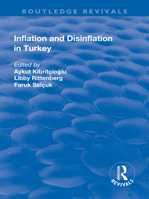 Title details for Inflation and Disinflation in Turkey by Faruk Selcuk - Wait list